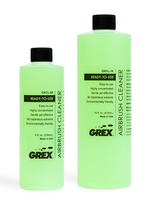 GREX-GXCL-08 Grex Airbrush Cleaner - Ready to Use 8 fl oz - RC