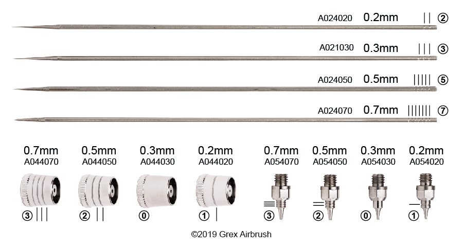 Grex Airbrush Genesis XGi5 Double Action Ergonomic Airbrush Top Gravity  0.5mm Nozzle